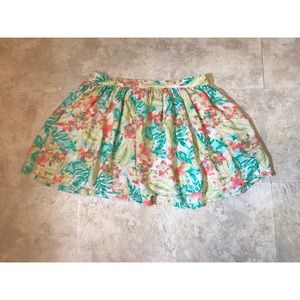 American Eagle Tropical Skirt Size L